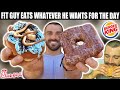 Fit Guy Eats Whatever He Wants | Five O Donuts | Chick-Fil-A | Burger King | WICKED Cheat Day!
