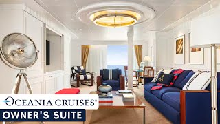Oceania Allura | Owner's Suite Full Walkthrough Tour & Review | 4K