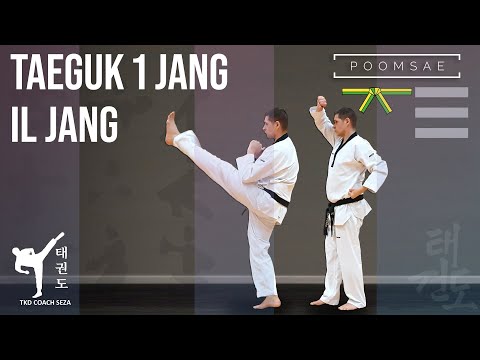 TAEGUK IL JANG - TAEGUK 1 JANG (NORMAL) - to the yellow-green belt (7th KUP)