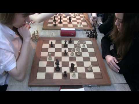 2017-03-07 WGM Gyria - WIM Pustovoitova Blondes vs. Brunettes 1