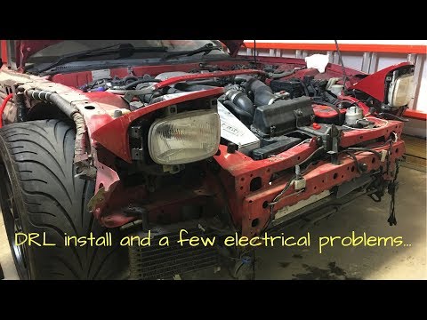 Rocket Bunny Day Time Running Light LED Install on the FD RX-7