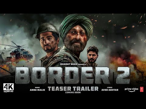 BORDER 2 - Teaser | Sunny Deol, Ayushmann Khurrana | Anurag Singh |  23 Jan 2026 | IMAX 3D, T series
