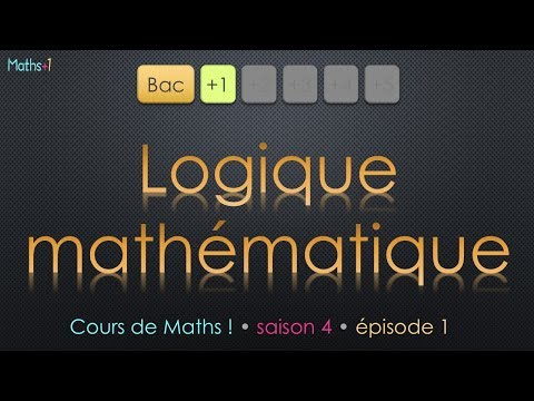 1. Logique mathématique (Bac+1)