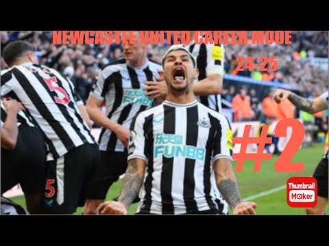 REALISTIC - FC24 Newcastle United Career Mode 2024-2025 - FIRST GAME! HELP!