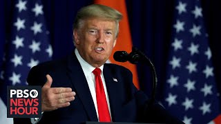 News Wrap: Trump criticizes Supreme Court’s Ginsburg Sotomayor