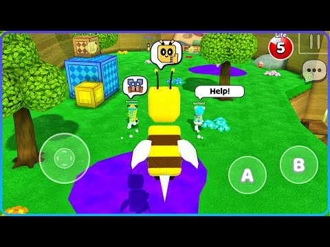 Playing as a Bee Hide and Seek Super Bear Adventure Gameplay Walkthrough