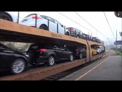 CAIMANO E.655 CON BISARCHE E FRECCIARGENTO IN TRANSITO A CANTU' CERMENATE (MI) 5 - 4 - 2016