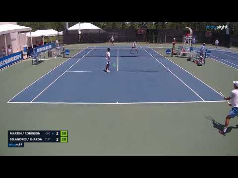 Josh Belandres/Rishabh Sharda v Philip Martin/Matthew Robinson - TUFTS v CMS (match incomplete)
