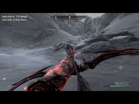 Skyrim Anniversary edition No Mods Legendary Part 17 - Ebony Warrior through all difficulty levels
