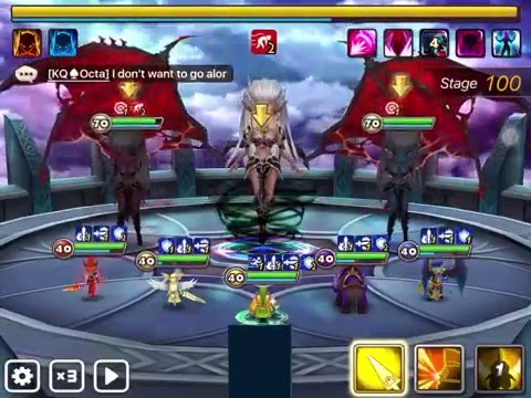 ToA 100 HARD Feb Lyrith  -Wind Valkyrja & Water Horus Combo- (5 min boss stage)