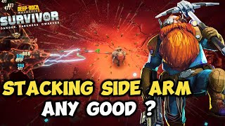 Testing The Side Arm Overcklocks Feat Zhukov + BRT7 ! Deep Rock Galactic Survivor !