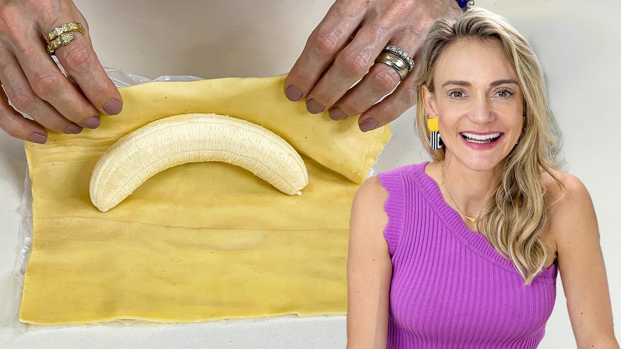 FIZ COM MASSA DE PASTEL E BANANA! TODOS ME PEDEM A RECEITA!