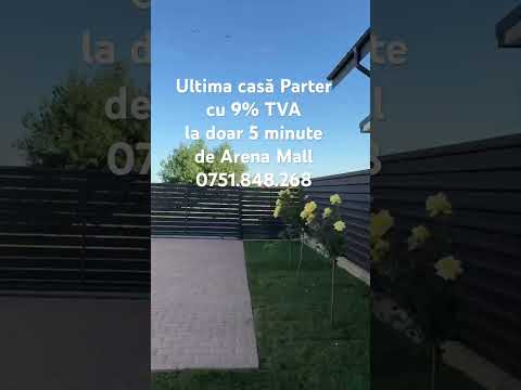 Ultima casa pe Parter cu TVA 9% la doar 5 minute de Arena Mall