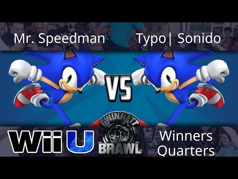 Gwinnett Brawl September 2018 - Mr.Speedman(Sonic) vs Typo| Sonido(Sonic) - Smash 4 Winners Quarters