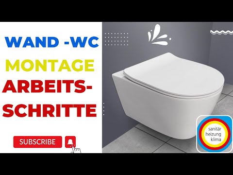 Wand - WC  Montage Arbeitsschritte | DIY
