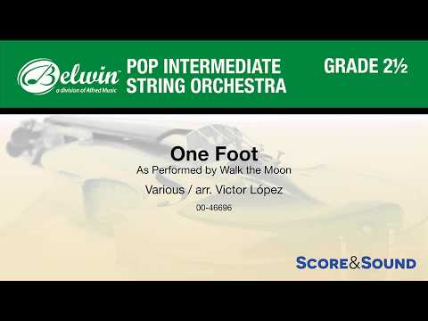One Foot, arr. Victor López – Score & Sound