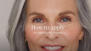 How to apply for structured brows | jane iredale PureBrow Shaping Pencil