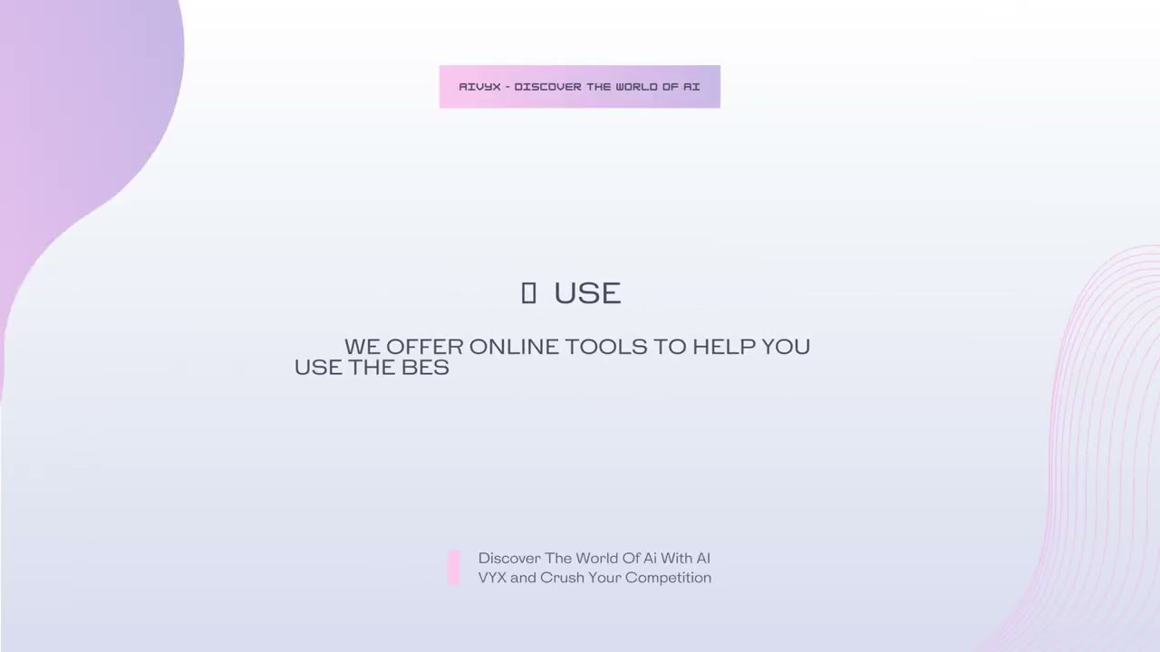 How to Learn, Use, and Connect with AI - Introducing AI VYX