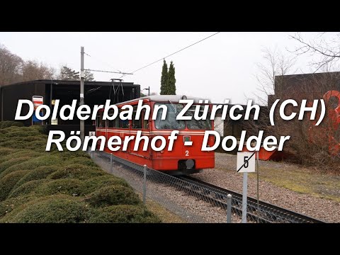 [Video] Eisenbahnstrecke 732 | Dolderbahn | Zürich (CH), Römerhof - Zürich (CH), Dolder | 2018
