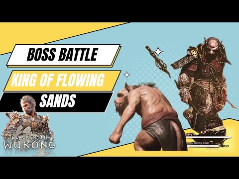 Crushing The Sand King In Black Myth Wukong - Ultimate Boss Battle Showdown!