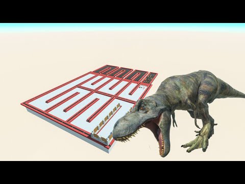 All Unit Escape From Old Rex - Animal Revolt Battle Simulator