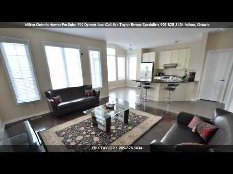 Milton Ontario Homes For Sale: 199 Dymott Ave: Call Erik Taylor Remax Specialists 905-828-3434, Milt