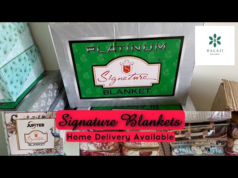 Signature Platinum Single Bed Mink Blanket
