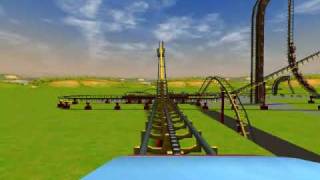 My second Tilt Coaster on RCT3 video! (on ride)