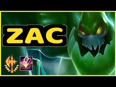 ZAC VS EKKO JUNGLE GAMEPLAY GRANDMASTER I