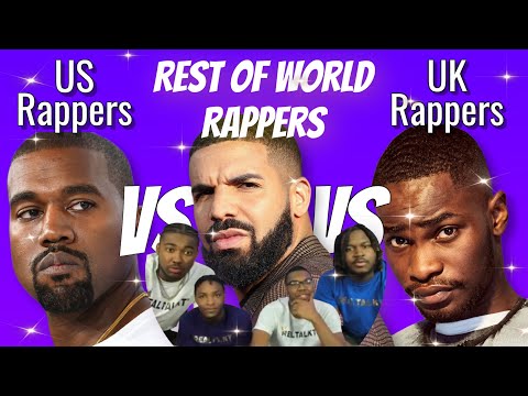 AMERICANS REACT TO US RAPPERS vs UK RAPPERS vs REST OF WORLD RAPPERS (2021) REACTION