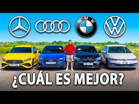 BMW vs Mercedes vs Audi vs VW: ¿Qué coche pequeño de lujo es MEJOR?