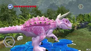 LEGO Jurassic World Indominus Easter Bunny Rex Free Roam Gameplay