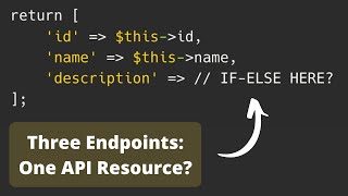 Laravel API Resource - Reusable with Conditions For Fields