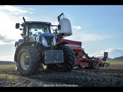 Sezóna / Season 2019 - New Holland T7040 & T8.360 ; príprava pôdy; sejba hrachu;