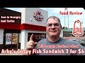 Arby S 2 For 6 Fish Sandwich Arbys Crispy Fish Sandwich Wild Caught Alaskan Pollock 2 For 6