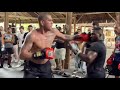 ALEX PEREIRA INTENSE HARD SPARRING IN BRAZIL AHEAD OF MAGOMED ANKALAEV REMATCH 2025