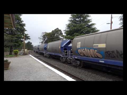 Southern Highlands NSW- NR55 and NR14 top and tail PN 1225 - 5/11/17