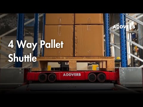 4 Way Pallet Shuttle | 3D Pallet Shuttle | Storage System for Warehouse Automation