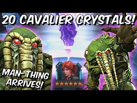 20x 6 Star Man-Thing Cavalier Crystal Opening Round #1! - Marvel Contest of Champions