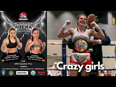 WMC Muay Thai Title Fight! (Magdalena Pircher VS Claudia Perona) | South Tyrol VLOG