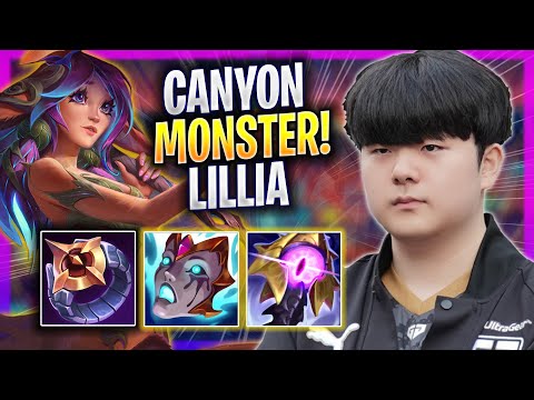 CANYON IS A MONSTER WITH LILLIA! - GEN Canyon Plays Lillia JUNGLE vs Brand! | Season 2024