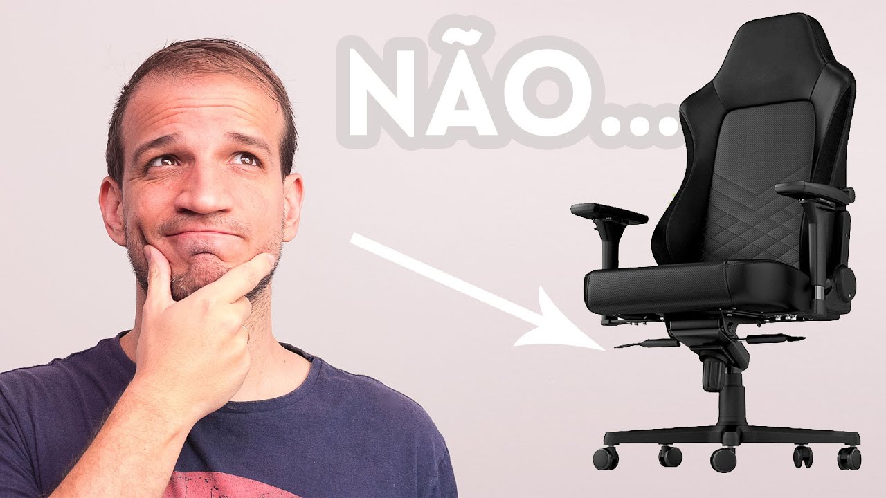Por que não uso cadeira gamer? (confira os comentários)