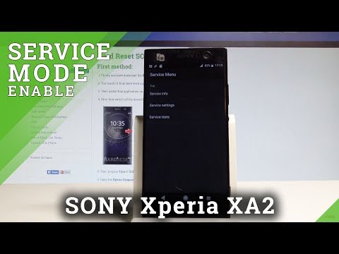How to Enter Service Mode in SONY Xperia XA2 - SONY Service Menu |HardReset.Info