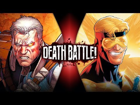 Cable VS Booster Gold (Marvel VS DC Comics) | DEATH BATTLE!