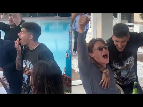 SCUDETTO PARTY 💙🏆 Napoli players unleash themselves in the pool!