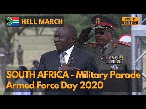 Hell March - South Africa 2020 Armed Force Day Military Parade - African Pride (720P)