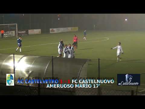 AC CASTELVETRO - FC CASTELNUOVO 5 - 1 sab 25.11.17  (2001) TORNEO CREDI 2017-2018