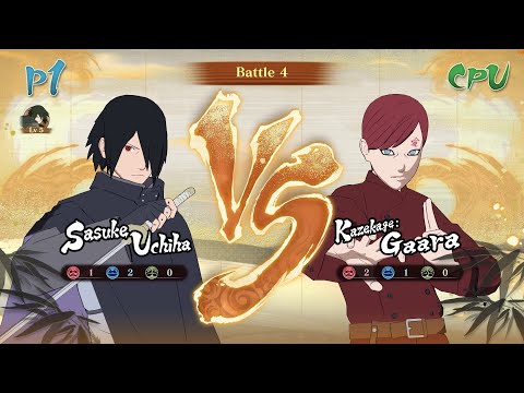 SASUKE UCHIHA VS KAZEKAGE GAARA- Naruto x Boruto: Ultimate Ninja Storm Connections