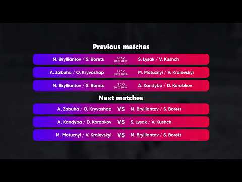 18:40 S. Lysak / V. Kushch - M. Motuznyi / V. Kraievskyi 22.04.2023 | Winners Beach Volleyball