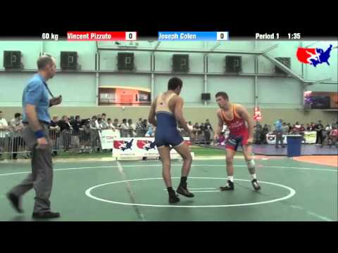 Vincent Pizzuto vs. Joseph Colon at 2013 ASICS University Nationals - FS